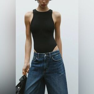 Zara TRF Halterneck Bodysuit NWT